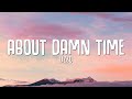 Lizzo - About Damn Time (Lyrics)