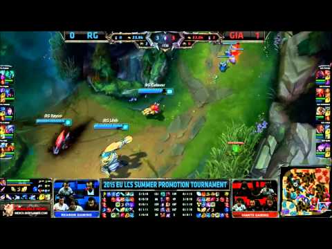 Giants Gaming vs Reason Gaming - Game 2 - EU Summer Split Promotions 2015