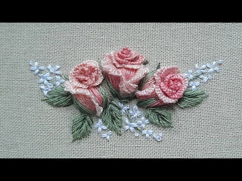 3D Rosebud Magic Cast on Stitch - Graceful bouquet of roses