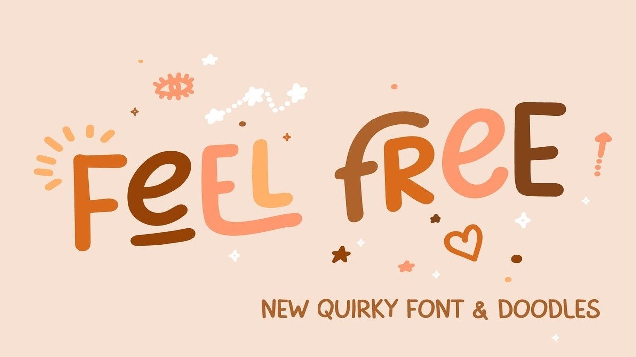 Feel Free Playful Font Font Free Download