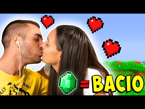 1 SMERALDO = 1 BACIO con la MIA RAGAZZA - MINECRAFT CHALLENGE