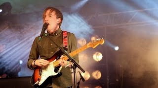 Bombay Bicycle Club perform on the BBC Introducing stage at Glastonbury Festival 2014