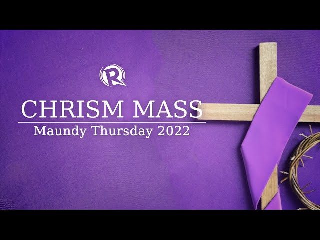 [LIVESTREAM] Maundy Thursday 2022: Chrism Mass with Bishop Ambo David