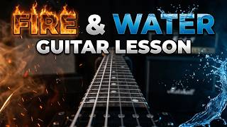 How to play Fire &amp; Water by Michael Burks - Guitar Lesson