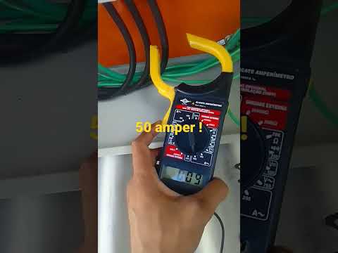Como medir corrente com alicate amperímetro