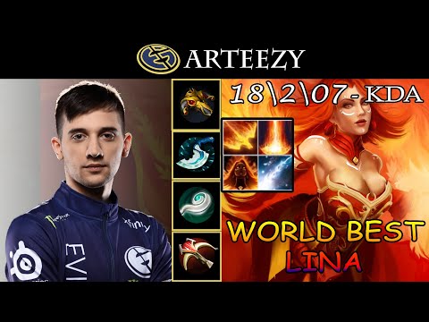 DOTA 2 | LINA MID dota 2 | PRO GAME PLAY | ARTEEZY |