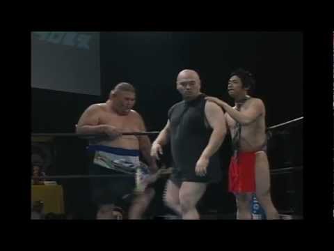 2008.4.14西口DXプロレス[長州小力・東京ダイナマイト vs 安田大サーカス]