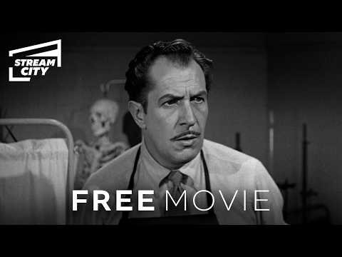 The Tingler | FREE MOVIE (Vincent Price, Judith Evelyn)