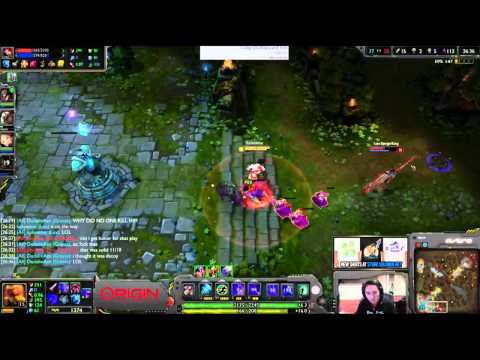 Bjergsen Vs TheOddOne - 1vs1
