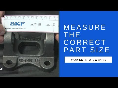 How to measure yokes and u joints