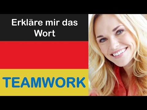 🧩 TEAMWORK 🧩 ICH LERNE DEUTSCH durch Hören und Mitlesen