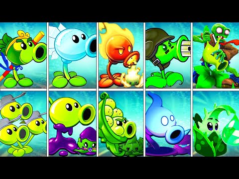 PvZ2 - 10 Pairs Plant (Pea & Mint) Battlez - Who is Best Pair ?