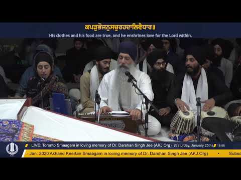 016 Toronto Jan 2020 Raensabaayee Keertan - Bhai Harpreet Singh Jee Toronto