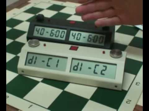 How to set the Chronos Chess Clock II
