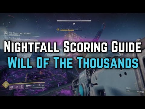 Destiny 2:  Nightfall Scoring Threshold Tips & Guide (Will of the Thousands Edition)