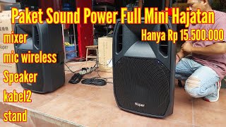 Download lagu Review paket Sound System Mini Hajatan Lengkap Hanya 15.500.000 mp3