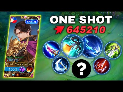 OLD ZILONG HACK MULTIPLE BUILD IS OVERPOWERED!!🔥(WTF DAMAGE) | ZILONG BEST BUILD | MOBILE LEGENDS