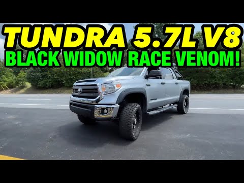 2015 Toyota Tundra SR5 5.7L V8 EXHAUST w/ BLACK WIDOW RACE VENOM!