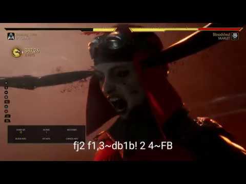 Mortal Kombat 11 Buzzed D'Vorah Version 1.0 BnB Kombos