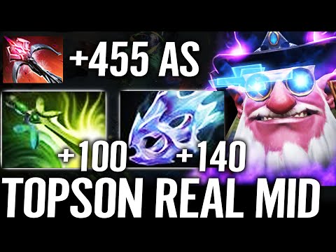 🔥 TOPSON REAL SNIPER Right-click MID — Butterfly + Moonshard 455 AS 225% Crit DMG Dota 2 Pro