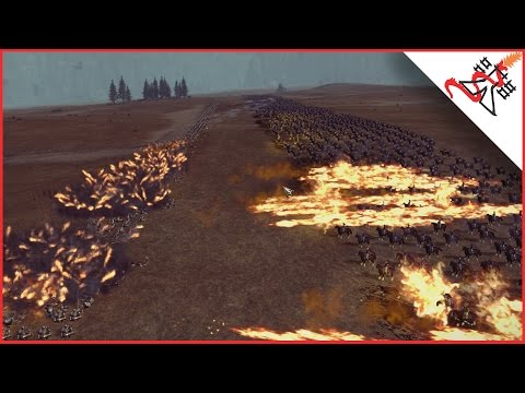 1560 GRENADE LAUNCHERS (Outriders) vs 936 IRONDRAKES - Total War: WARHAMMER