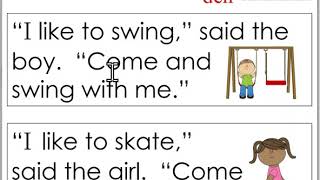 Very first sight word sentences 26 come