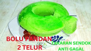 Download lagu Bolu pandan 2 telur tanpa mixer tanpa oven takaran sendok ukuran super jumbo mp3