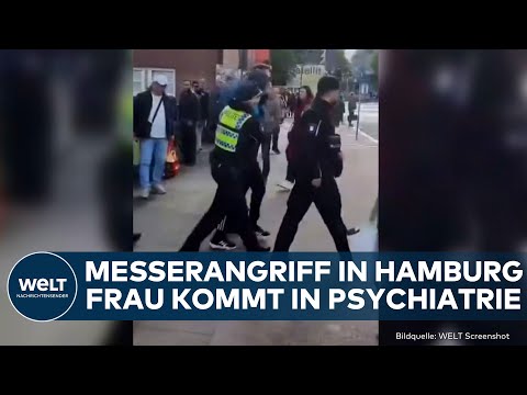 HAMBURG: Nach Messerangriff im Hauptbahnhof! Täterin kommt in Psychiatrie