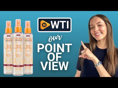 Cantu Thermal Shield Heat Protectant with Shea Butter - WTI product video review