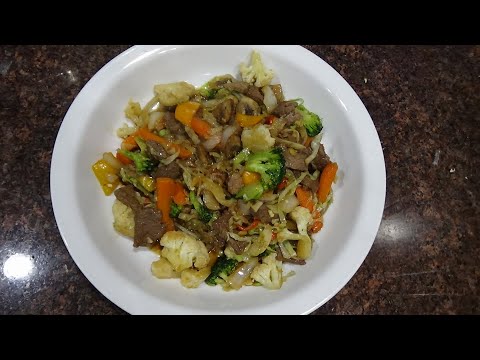 Low carb Beef Broccoli Veggie Stir Fry