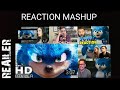 sonic:the hedgehog trailer reaction mashup