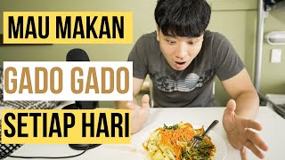 Download lagu Reaksi Oppa Korea pertama kali makan Gado Gado ena... mp3