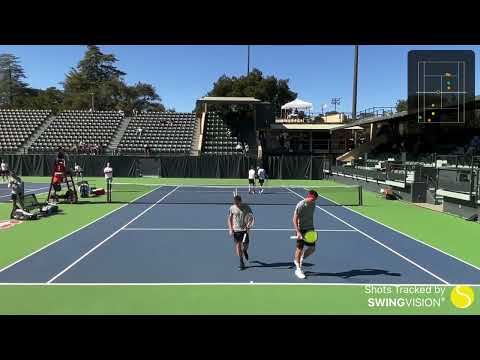 Axel Geller and Arthur Fery (Stanford) vs. Franco Capalbo and Espin Busleiman (Utah) - SwingVision