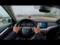 2024 Skoda Octavia 1 5 TSI 150hp DSG7 POV Test Drive In 4K HDR Quality Consumption Check