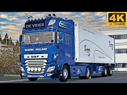 4K | ETS2 1.45 | Promods | DAF XF106 | Arnhem 🇳🇱 󠁧󠁢󠁳󠁣 - Bremen 🇩🇪