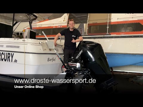 Droste Wassersport OHG / Halterung für Hilfsaussenborder Mercury F5 Sailpower