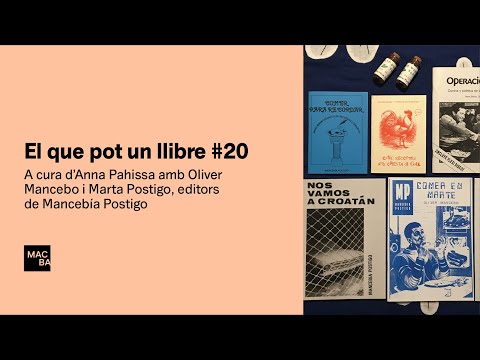 El que pot un llibre #20. Oliver Mancebo i Marta Postigo, editors de Mancebía Postigo