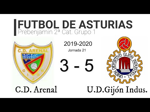 C.D. Arenal 3 - 5 U.D. Gijón Industrial de 2ª Pre-benjamín-Grupo 1 (2019-2020)