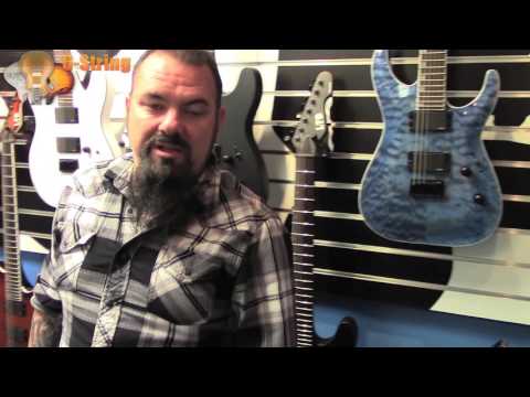 ESP Guitars 2016 LTD MH401 Quilted Maple Demo w Chris Cannella