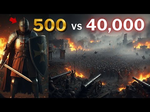 The IMPOSSIBLE Victory: How 500 Knights DEFEATED 40,000 Ottomans (The 1565 Great Siege of Malta)