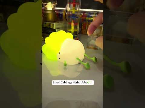 Cute Cabbage Night Light for Kids, LED Cabbage Night Light