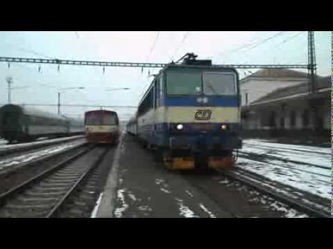 Odjezd vlaku R 608 Svatava (ČD 363.079) - Chomutov, 19. 2. 2013