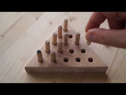 Lösung für Solitär-Dreiecksform