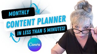Create Your Own Social Media Content Planner Printable In Canva