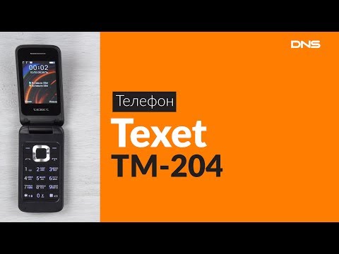 Мобильный телефон teXet TM-204 красный - Видео