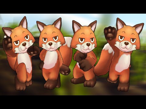 Rumble Fighter RedFox Emote + Relaxed RedFox Set Package