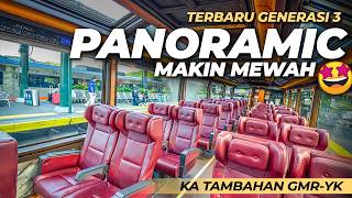Download lagu PANORAMIC TERBARU MAKIN MEWAH 🤩 NAIK KERETA SULTAN KE JOGJA ‼️ Trip KA Tambahan Gambir - Yogyakarta mp3