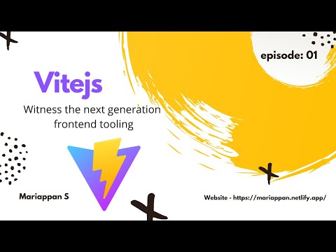Vitejs - meet the next-gen frontend tooling for web