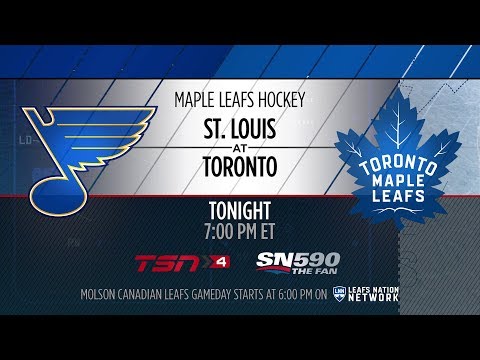 Molson Canadian Leafs Gameday: St. Louis at Toronto - January 16, 2018