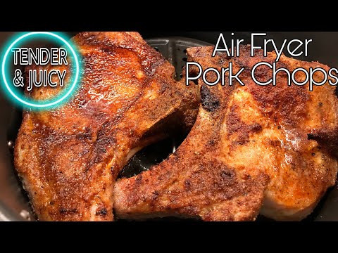AIR FRY PORK CHOPS | NINJA AIR FRYER RECIPE | CRISPY AND JUICY AIR FRIED PORK CHOPS @thebergsz5578